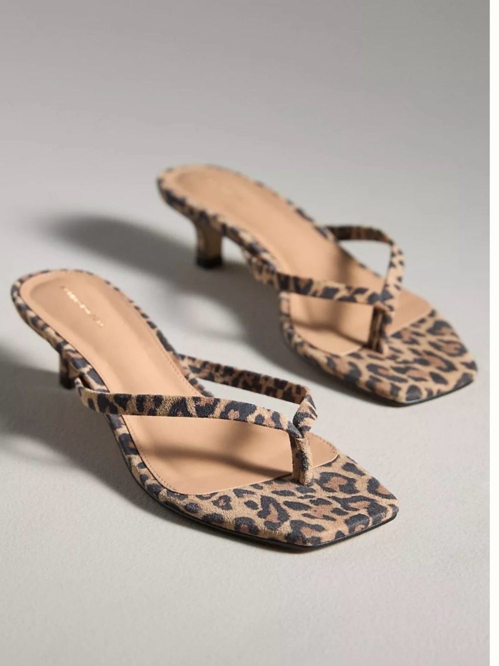 By Anthropologie Thong Kitten Heels  - Women